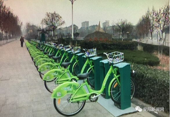 湯陰也有公共自行車啦 春節前投入使用！去看看長什么樣