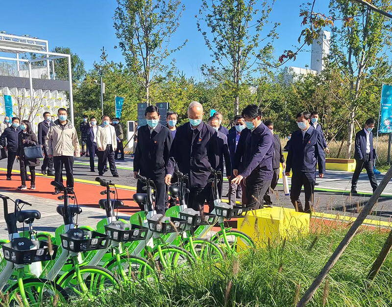 北京市領導調研永安行入駐的“碳中和”主題公園1