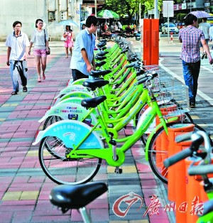 古鎮市民月底或可租公共自行車