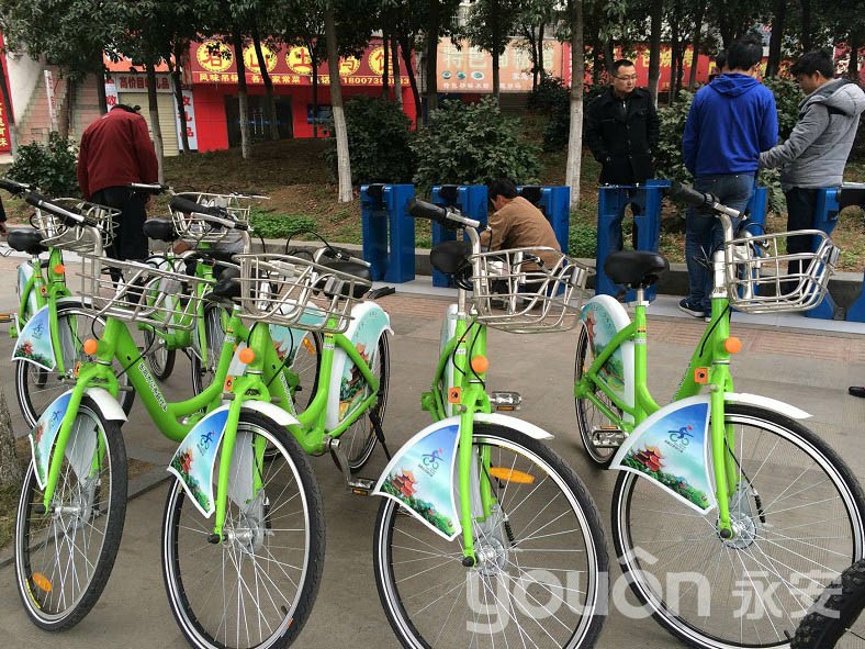 岳陽市城區公共自行車租賃系統下月正式運營